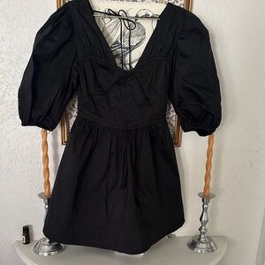 For Love And Lemons Black Mini Dress